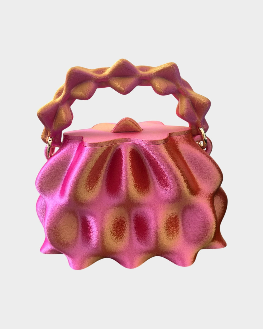 BOLSO NANA DORADO-ROSADO